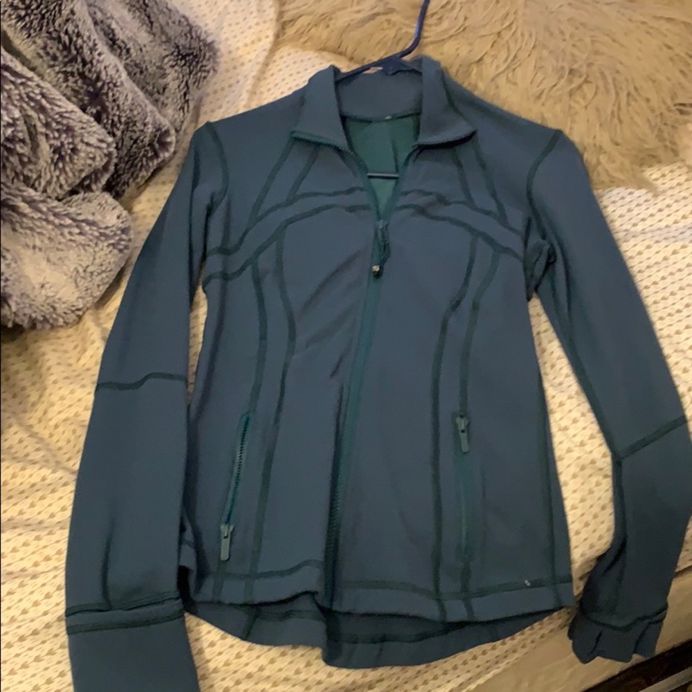 Lululemon fitted jacket in teal
